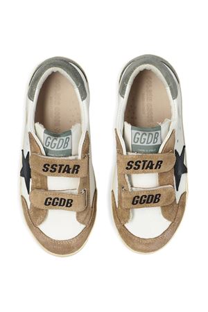 sneakers in pelle marrone GOLDEN GOOSE KIDS | GYF00924F00803583245